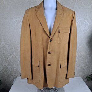 Alan Ladd Size 42 Suede Masterpiece by California Sportswear Blazer Vintage